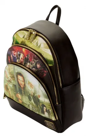 Mini sac à dos Trilogie Le Seigneur des Anneaux Triple Poches Loungefly