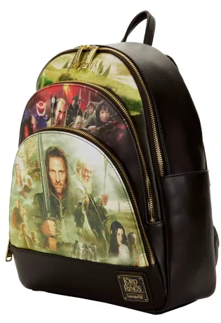 Mini sac à dos Trilogie Le Seigneur des Anneaux Triple Poches Loungefly