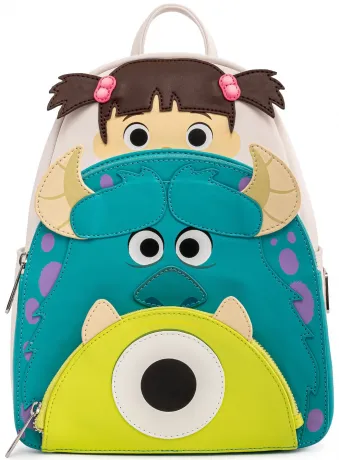 Mini sac à dos Triple Poches Bouh, Sulli et Bob Cosplay Loungefly