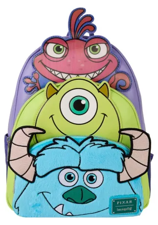 Mini sac à dos Triple Poches Mike Sully et Randall Loungefly