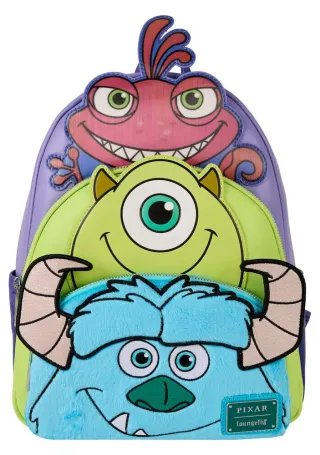 Mini sac à dos Triple Poches Mike Sully et Randall Loungefly