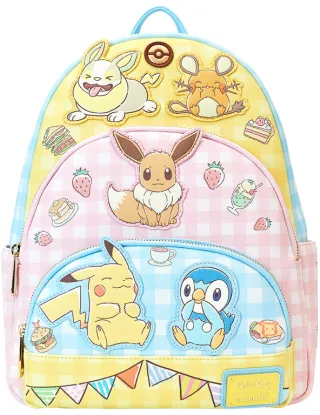 Mini sac à dos Triple Poches Pokémon Café Loungefly