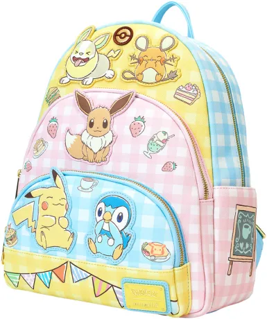Mini sac à dos Triple Poches Pokémon Café Loungefly