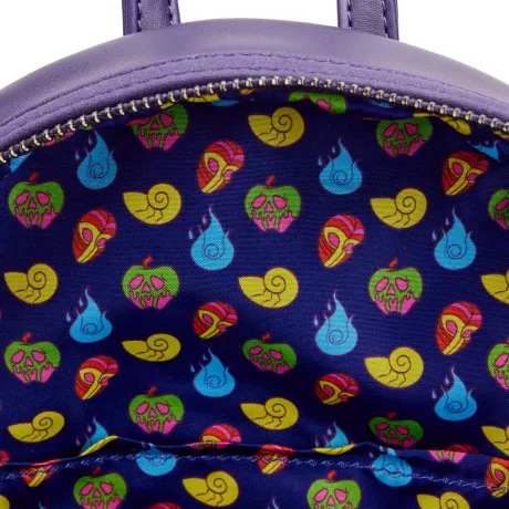 Mini sac à dos Triple Poches Disney Villains Glow Loungefly