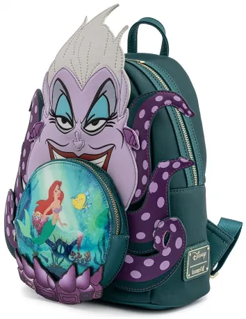 Mini sac à dos Ursula Boule de Cristal Villains Scène Loungefly