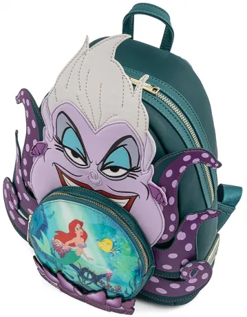Mini sac à dos Ursula Boule de Cristal Villains Scène Loungefly