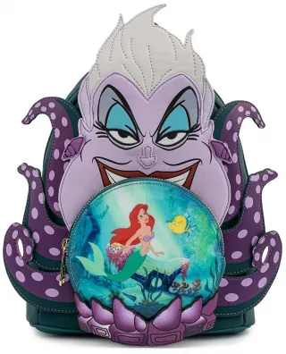 Mini sac à dos Ursula Boule de Cristal Villains Scène Loungefly