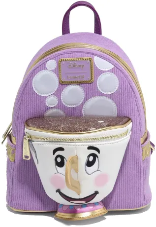 Mini sac à dos Velours côtelé Zip Figural Loungefly