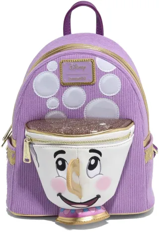 Mini sac à dos Velours côtelé Zip Figural Loungefly