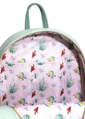 Mini sac à dos Vert Ariel sous l&#039;eau Loungefly