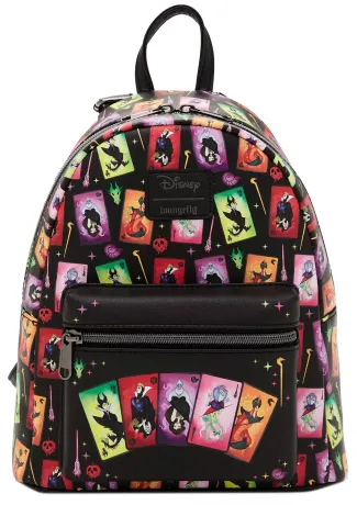 Mini sac à dos Villains Cartes Loungefly