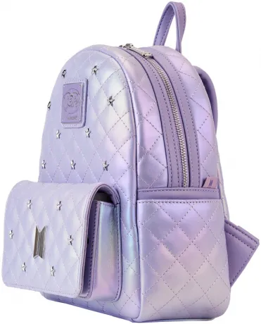 Mini sac à dos Violet Pop! By Loungefly Logo Iridescent Loungefly