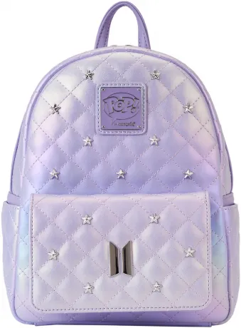 Mini sac à dos Violet Pop! By Loungefly Logo Iridescent Loungefly