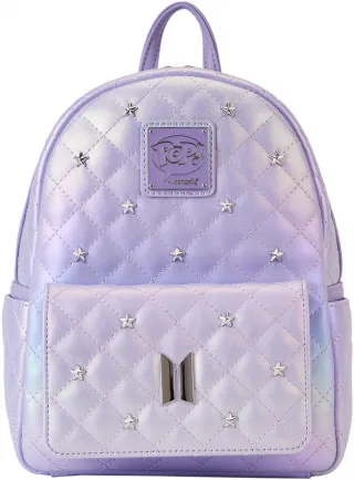 Mini sac à dos Violet Pop! By Loungefly Logo Iridescent Loungefly