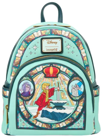 Mini Sac à Dos Loungefly 'La Mariée De Frankenstein' Motif Vitrail - NEUF Avec étiquettes
