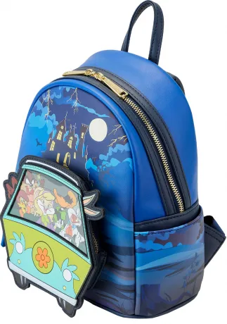 Mini sac à dos Warner Bros 100 ans Looney Tunes &amp; Scooby-Doo Glow Loungefly