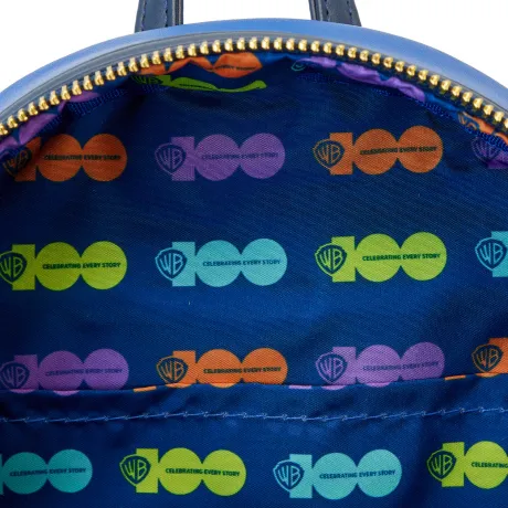 Mini sac à dos Warner Bros 100 ans Looney Tunes &amp; Scooby-Doo Glow Loungefly
