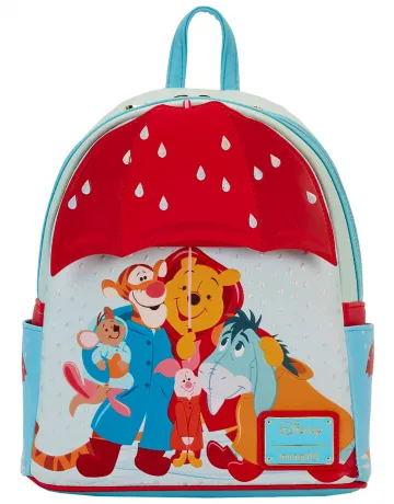 Mini sac à dos Winnie et ses Amis Jour de Pluie Loungefly