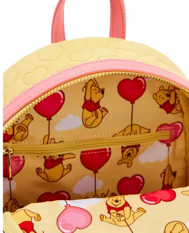 Mini sac à dos Winnie l&#039;Ourson Ballon en forme de cœur Loungefly