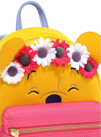 Mini sac à dos Winnie l&#039;Ourson Couronne Florale Cosplay Loungefly
