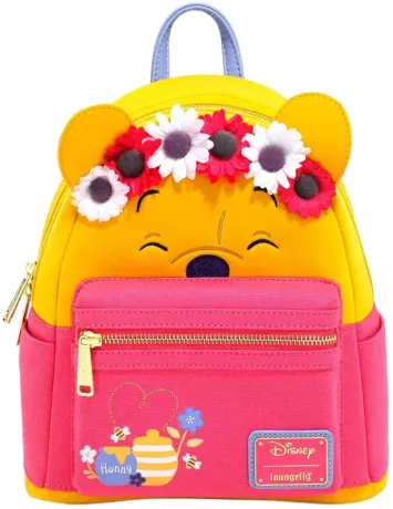 Mini sac à dos Winnie l&#039;Ourson Couronne Florale Cosplay Loungefly