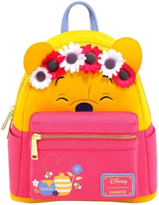 Mini sac à dos Winnie l&#039;Ourson Couronne Florale Cosplay Loungefly