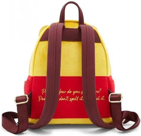 Mini sac à dos Winnie l&#039;Ourson Couronne Florale Floqué Cosplay Loungefly