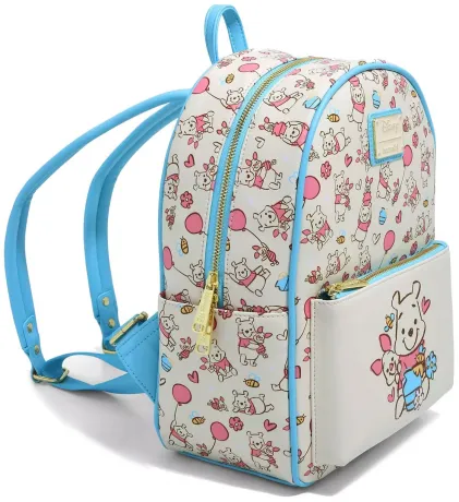 Mini sac à dos Winnie l&#039;Ourson et Porcinet avec Ballons Loungefly