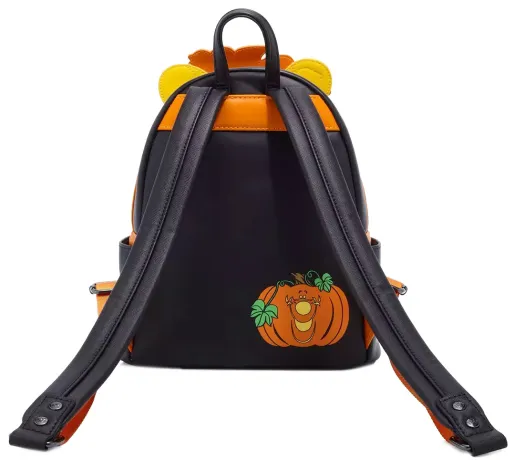 Mini sac à dos Winnie l&#039;Ourson et Porcinet Citrouille Glow Loungefly