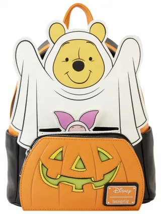 Mini sac à dos Winnie l&#039;Ourson et Porcinet Halloween Glow Loungefly