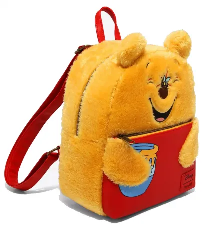 Mini sac à dos Winnie l&#039;Ourson Pot de Miel Peluche Loungefly