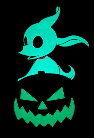 Mini sac à dos Zero Citrouille Glow Loungefly