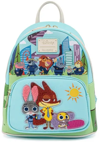 Mini sac à dos Groupe de Zootopie Chibi Loungefly