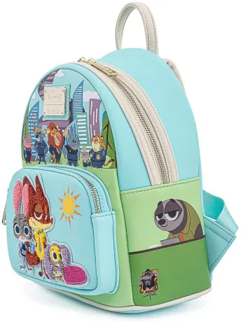 Mini sac à dos Groupe de Zootopie Chibi Loungefly