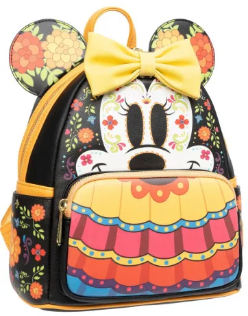 Mini sac à dos Minnie Mouse Jour des morts Crâne de Sucre Loungefly