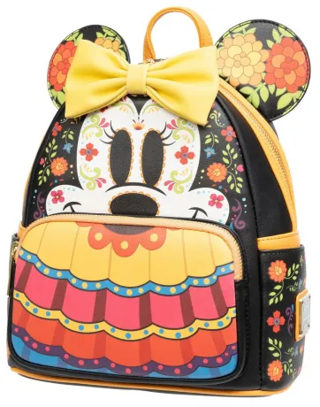 Mini sac à dos Minnie Mouse Jour des morts Crâne de Sucre Loungefly