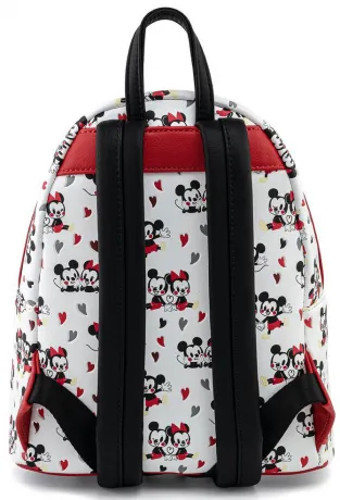 Mini sac à dos Mickey et Minnie Mouse Cœurs Loungefly