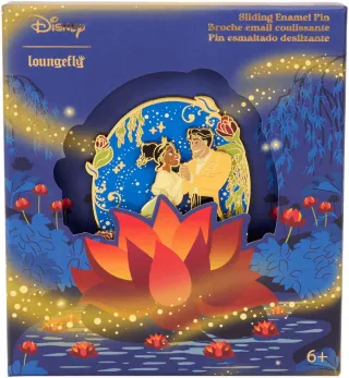 Pin 15ème Anniversaire Tiana &amp; Prince Naveen Glow Loungefly