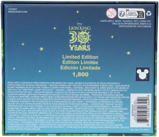 Pin 30ème Anniversaire Silhouette Glow Loungefly