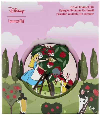 Pin Alice Peignant les Roses en Rouge Loungefly