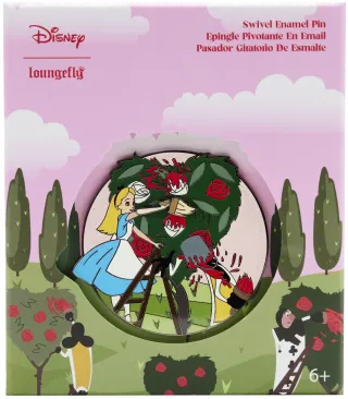 Pin Alice Peignant les Roses en Rouge Loungefly