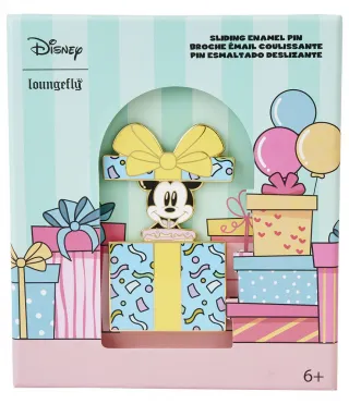 Pin Cadeau d&#039;Anniversaire Surprise de Mickey Mouse Loungefly