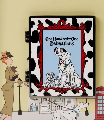Pin Collector Box Livre Classique Les 101 Dalmatiens Loungefly