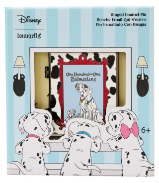 Pin Collector Box Livre Classique Les 101 Dalmatiens Loungefly