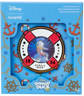 Pin Donald Duck 90ème Anniversaire Lenticulaire Loungefly