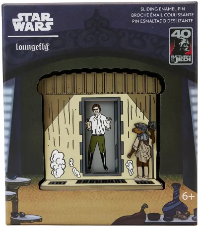Pin Le Retour du Jedi 40ème Anniversaire Han Solo Carbonite Loungefly