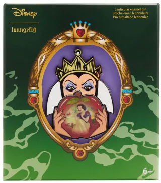 Pin Lenticulaire Méchante Reine Pomme Scène Loungefly