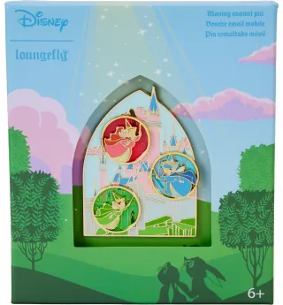 Pin Trois Bonnes Fées Château Vitrail Loungefly