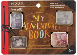 Pins 15ème Anniversaire Livre d&#039;Aventure Photos 4 Pièces Loungefly