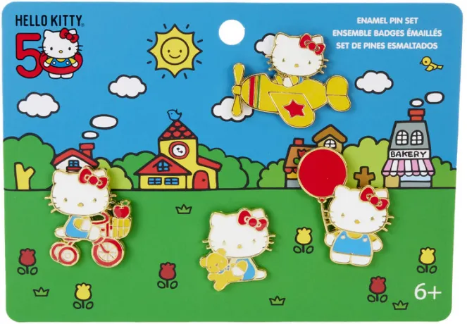 Pins Hello Kitty 50ème Anniversaire Loungefly